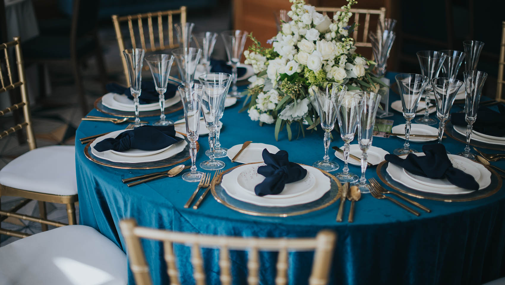 Wedding Reception Table Setting