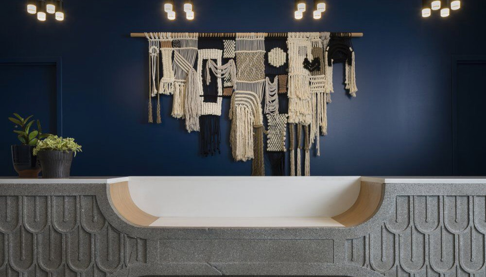 The Kimpton Schofield Hotel desk