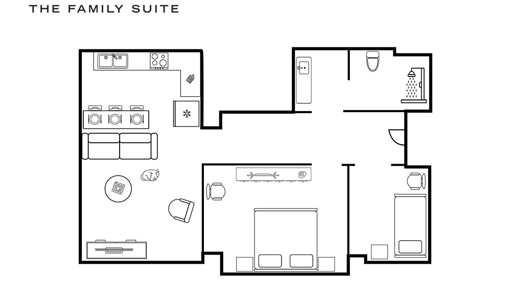 Family Suite Floorplan
