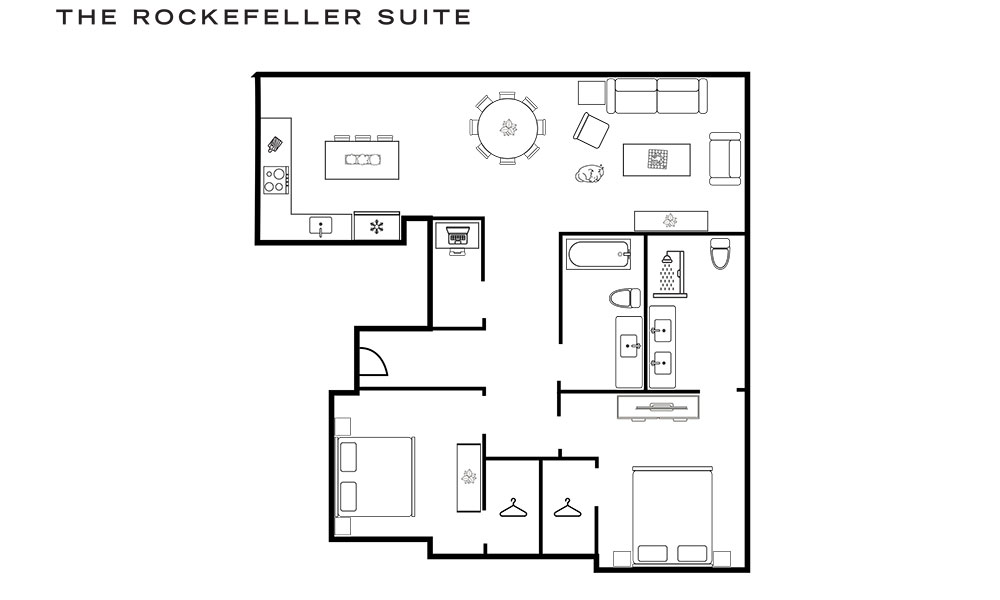 Rockefeller Suite Floor Plan