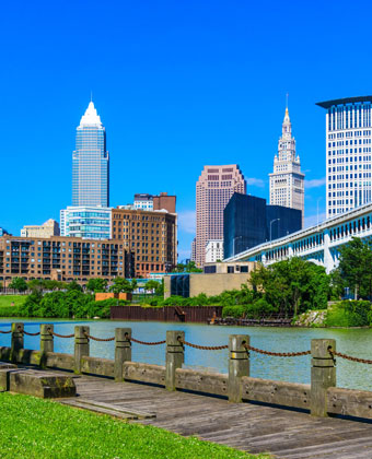 Kimpton Schofield Hotel Downtown Cleveland Skyline